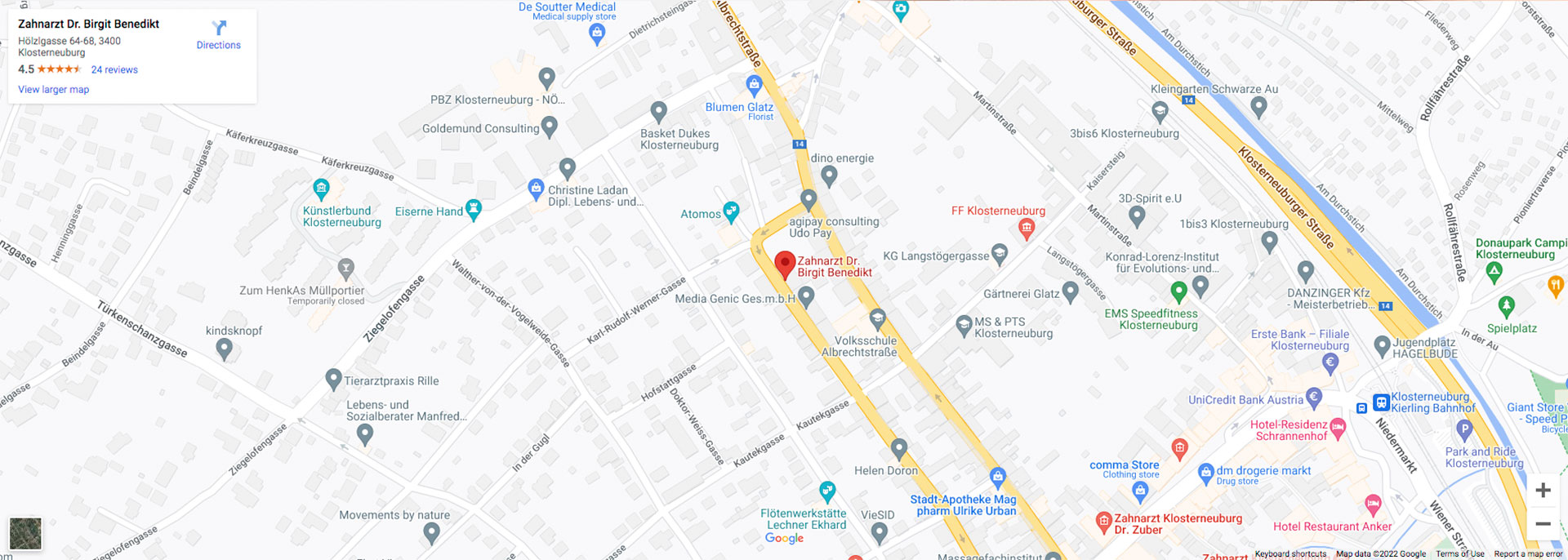 Google Maps Benedikt